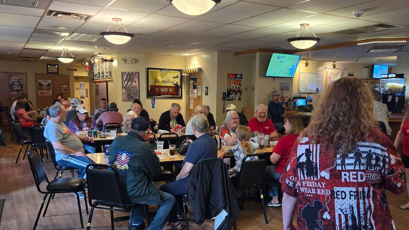 A full room enjoying BillyO's karaoke night at the Wesleyville American Legion